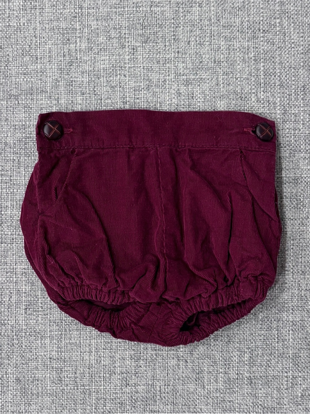Pepa London 3m (run a little larger) burgundy corduroy bloomers EUC